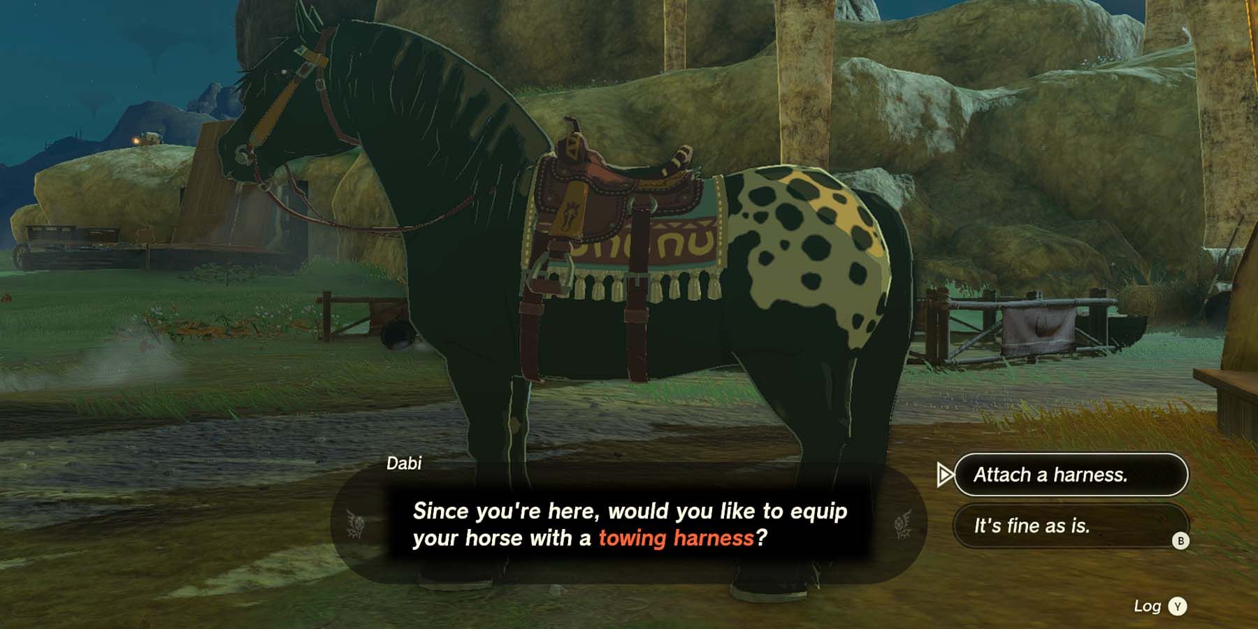 The Legend of Zelda Tears of the Kingdom How To Put A Towing Harness