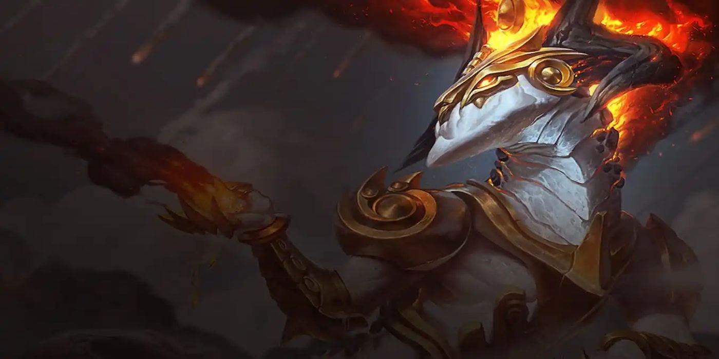 League of Legends Ashen Lord Aurelion Sol Splash Art