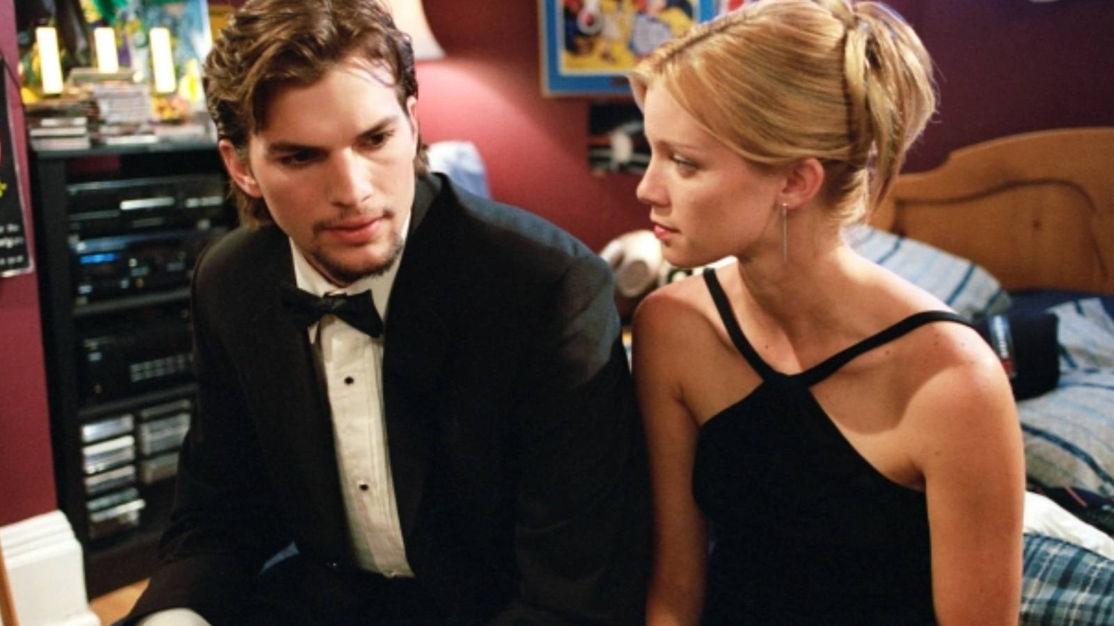 Evan (Ashton Kutcher) and Kayleigh (Amy Smart) in The Butterfly Effect