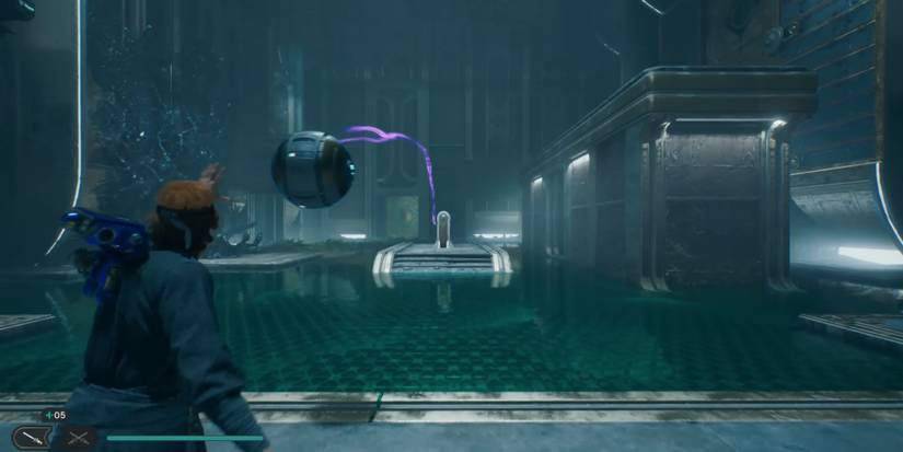 image showing the second step of solving the chamber of connection puzzle in star wars jedi survivor.