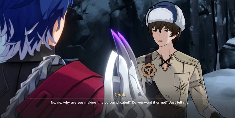 the cook trying to sell the detector in honkai star rail