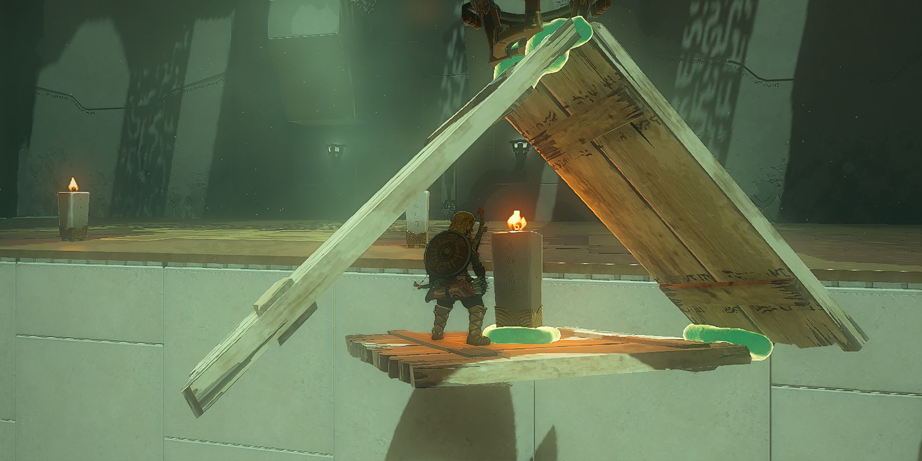The Legend of Zelda Tears of the Kingdom TOTK improvised balloon platform shrine