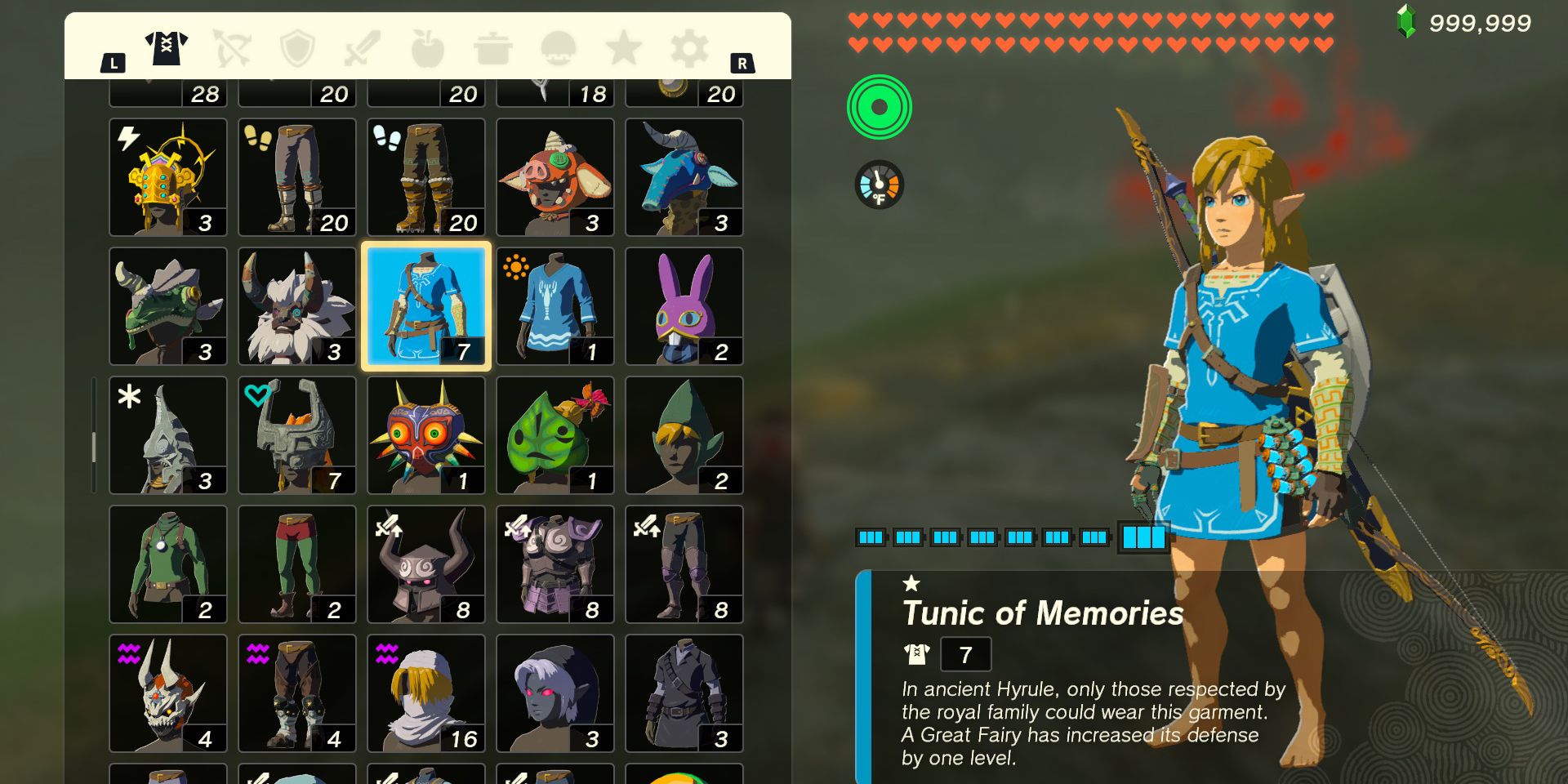The Tunic of Memories armor piece in The Legend of Zelda: Tears of the Kingdom