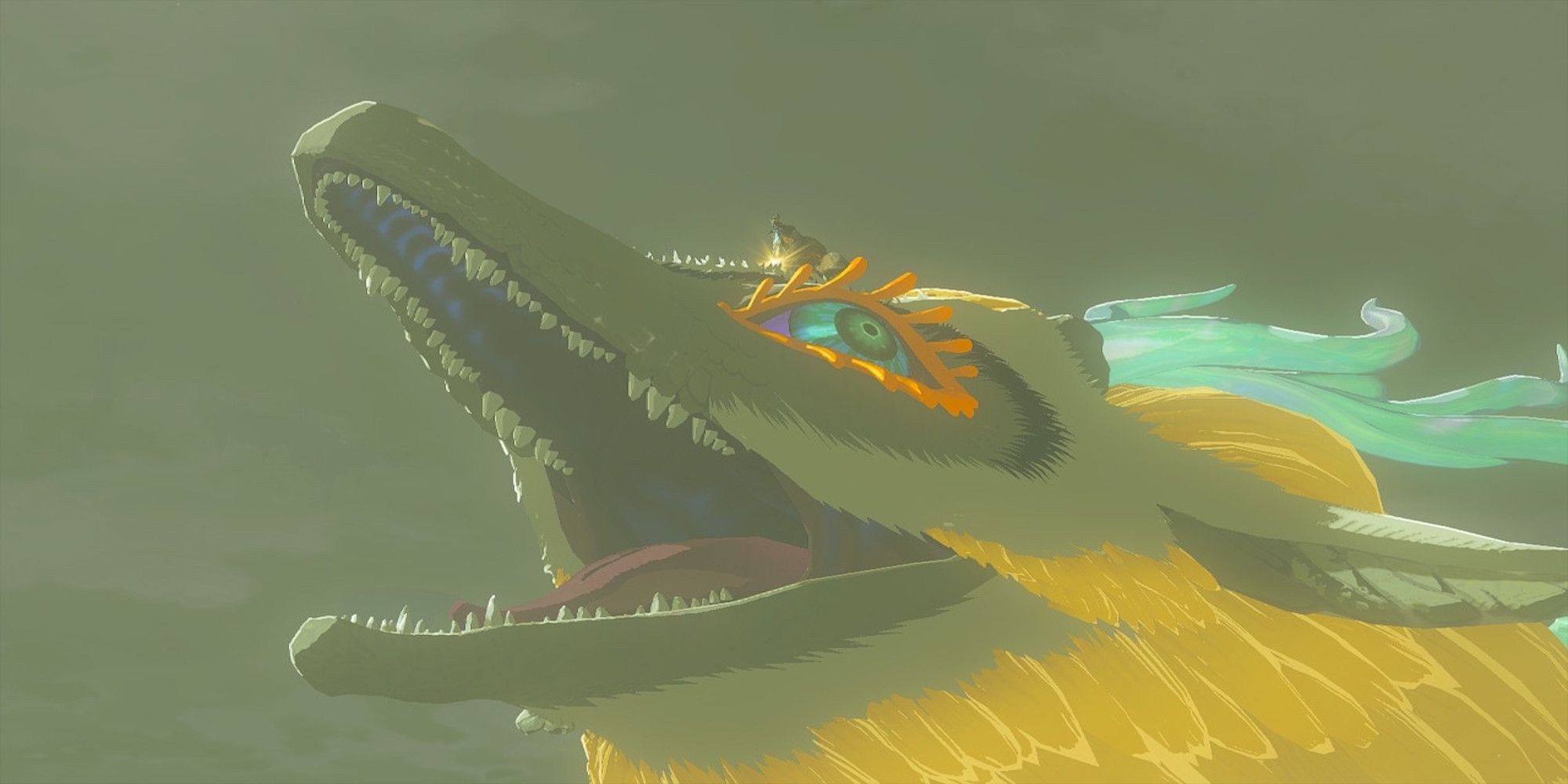 The light dragon in The Legend of Zelda Tears of the Kingdom