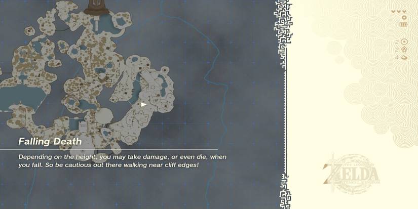 The load screen in The Legend of Zelda Tears of the Kingdom