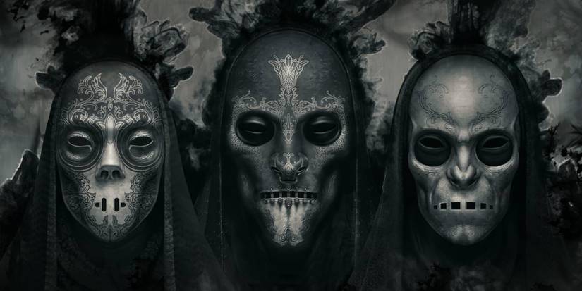 The mask of the Death Eaters in Harry Potter