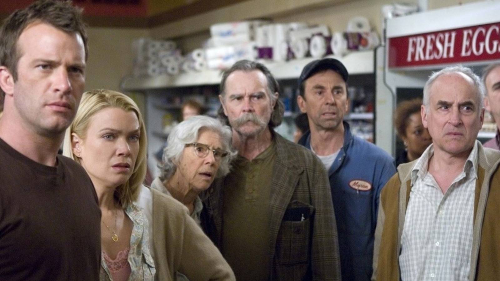The characters in the supermarket in The Mist