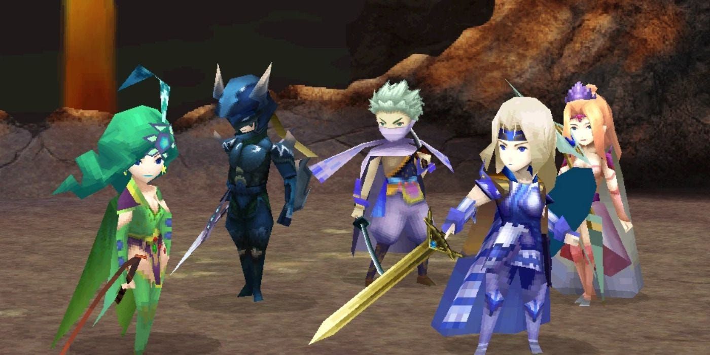 The party in Final Fantasy 4