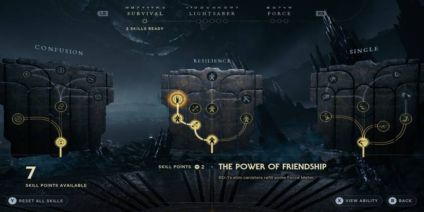 The Power of Friendship skill in Star Wars Jedi Survivor