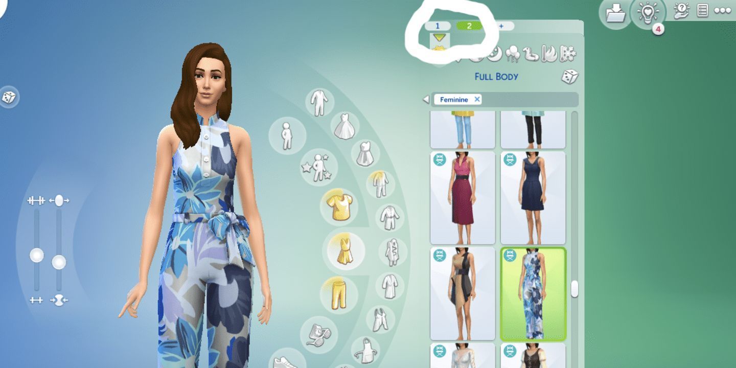 how to change sims work outfit