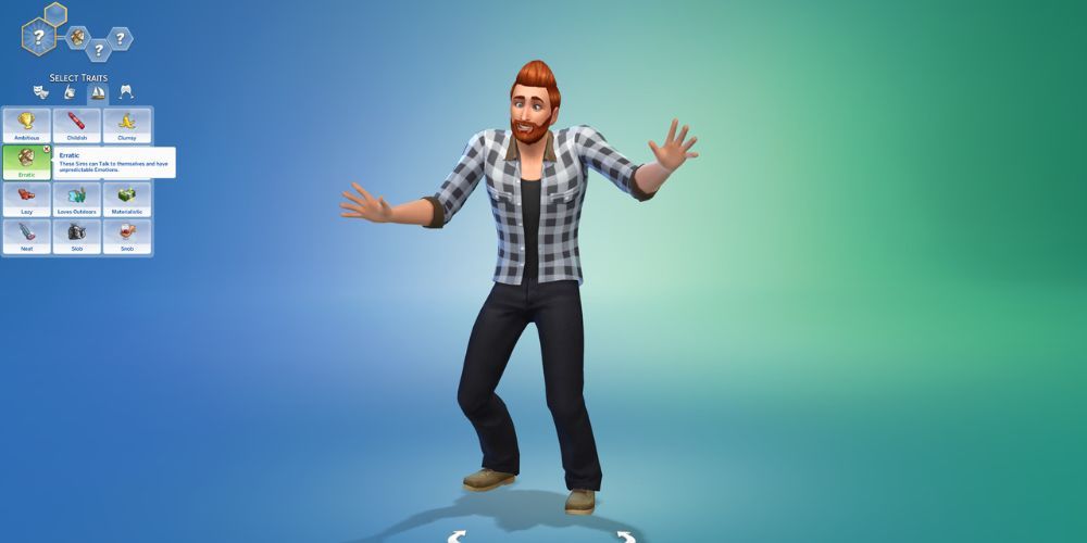 the sims 4 erratic sim