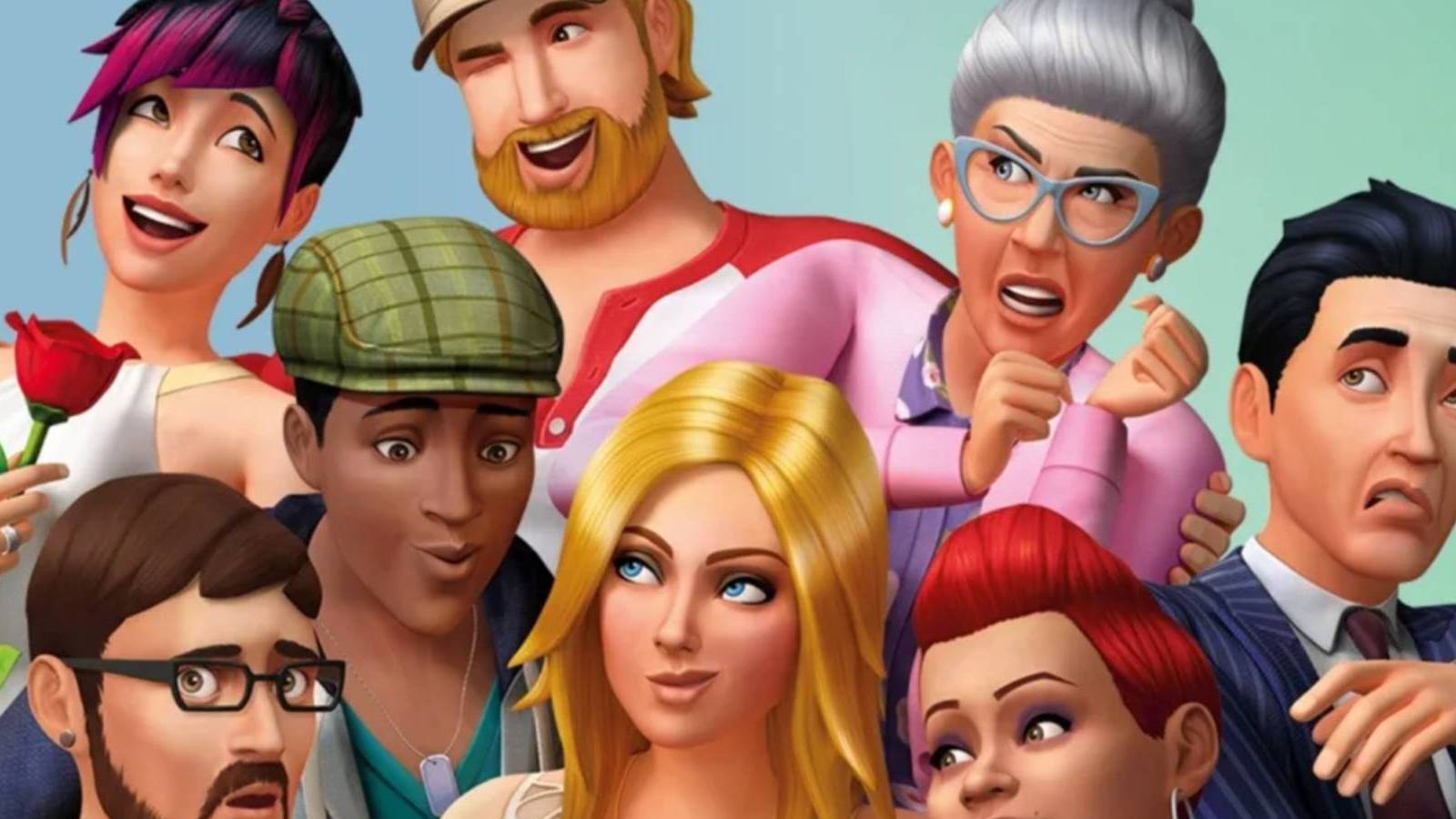 A collection of sims from The Sims 4