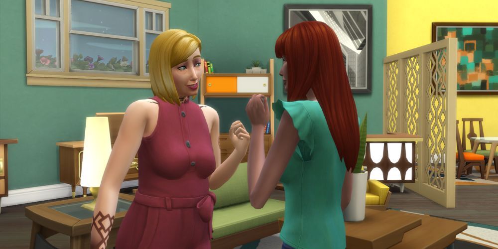 the sims 4 sims flirting