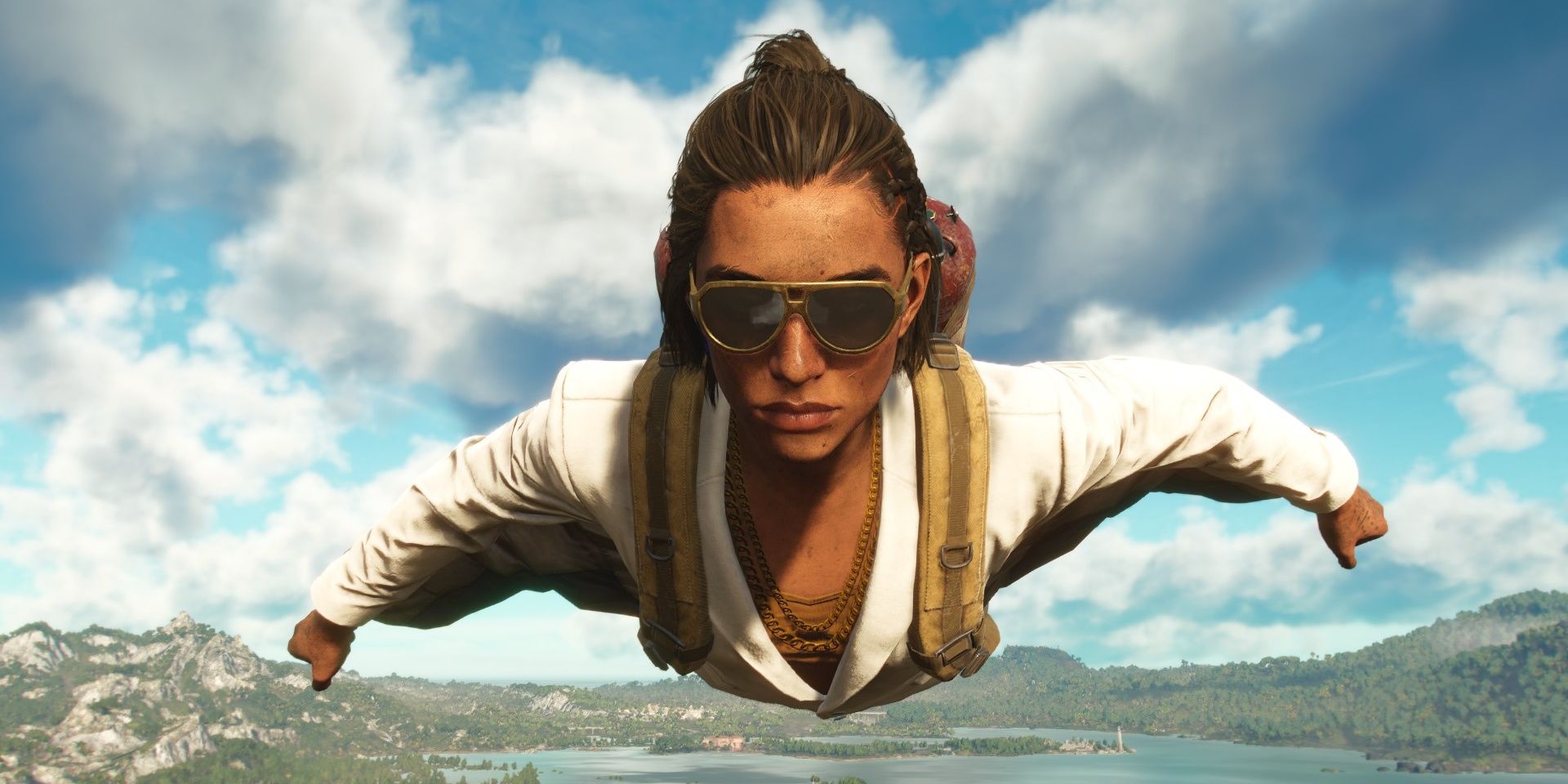 The wingsuit in Far Cry 6