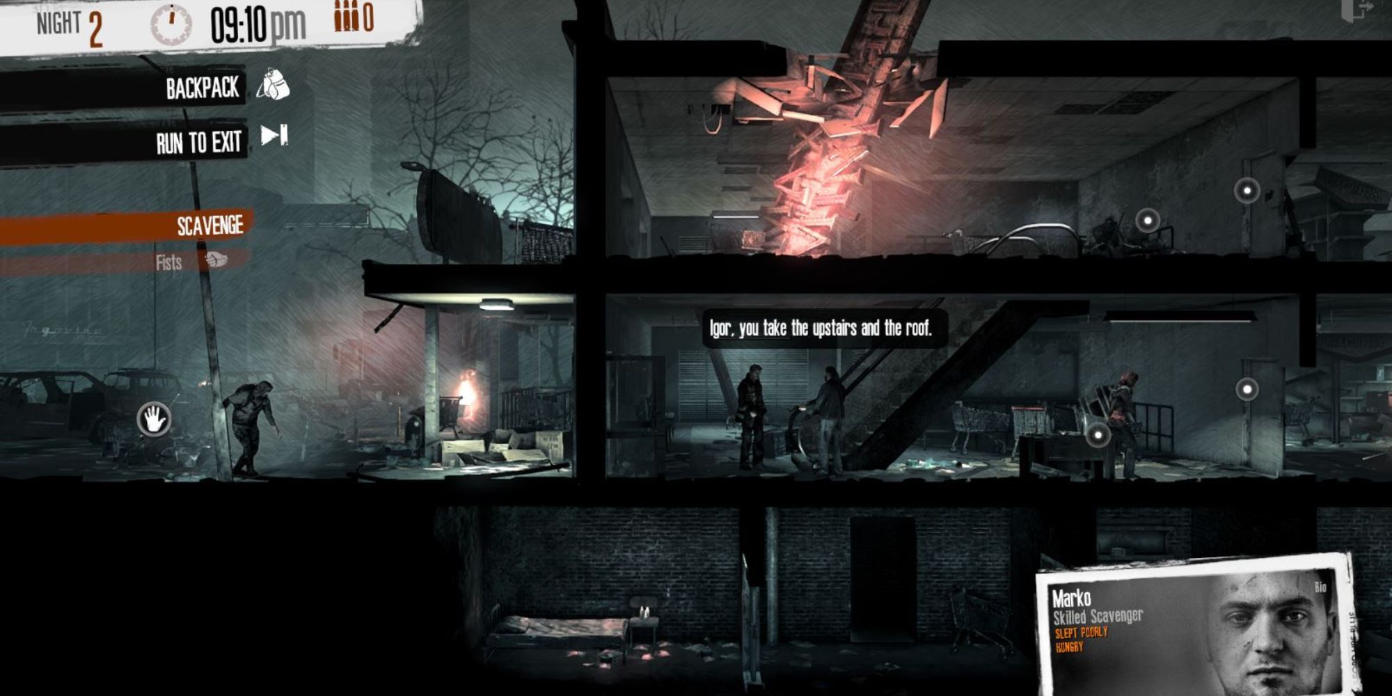 Best Side Scrolling Survival Game This War of Mine gameplay