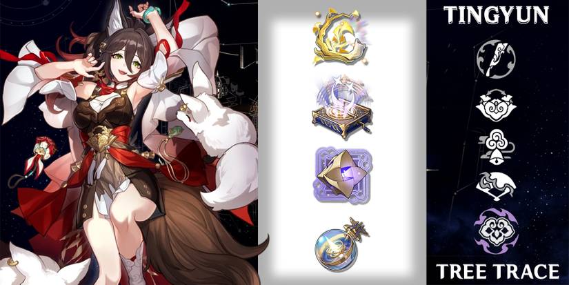 tingyun skill tree trace materials in honkai star rail
