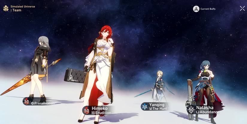 character placementfor in the simulated universe in honkai star rail