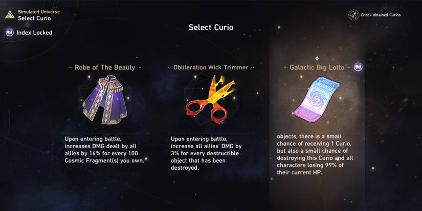 curio in simulated universe in honkai star rail