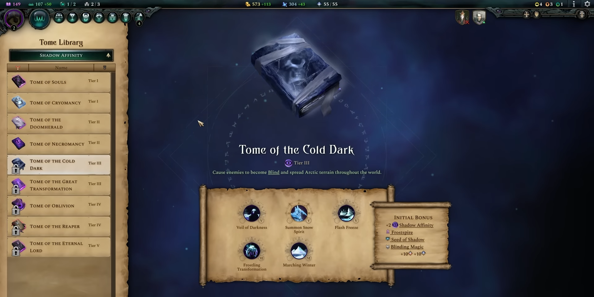 Age Of Wonders 4 Tome Of The Cold Dark