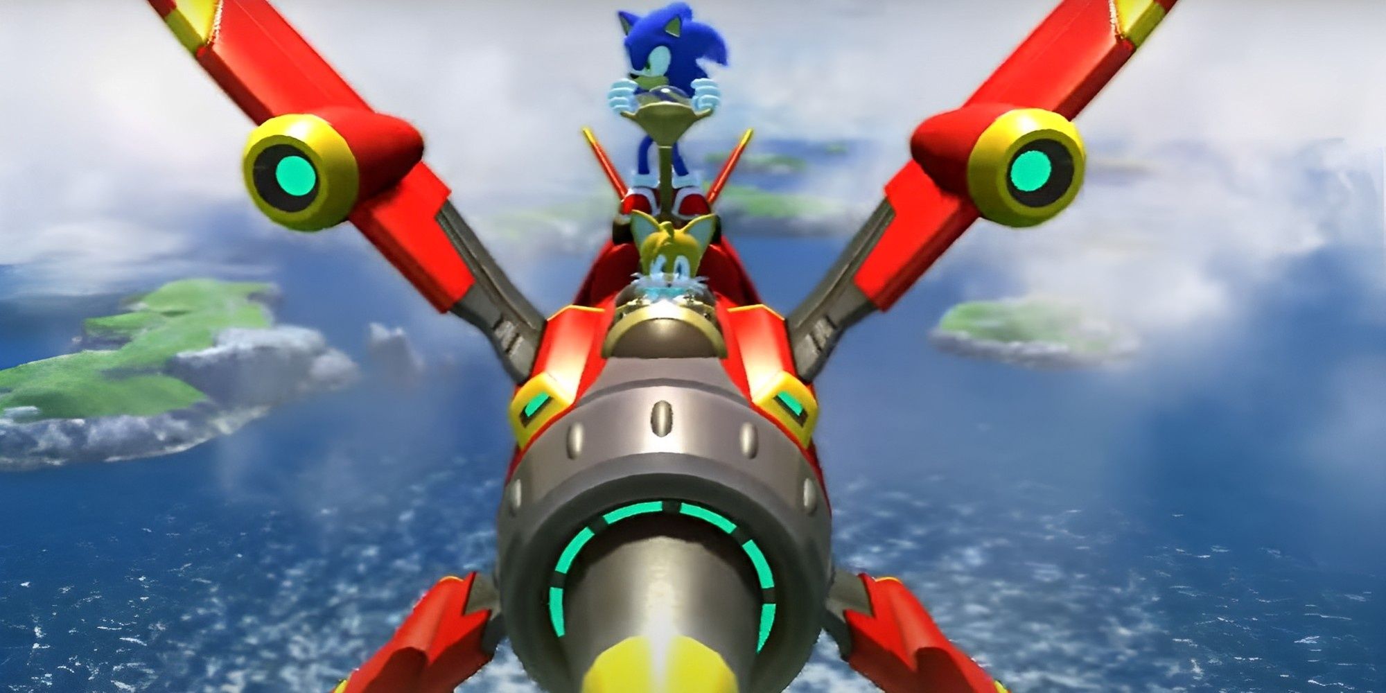 Sonic and Tails at the start of Tornado Defense