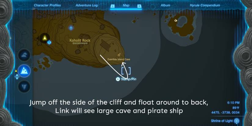 TotK-Eventide-Pirate-Cave-Map