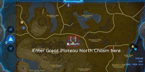 TotK-Great-Plateau-North-Chasm-Map