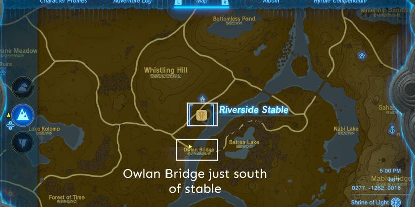 TotK-Riverside-Stable-Map