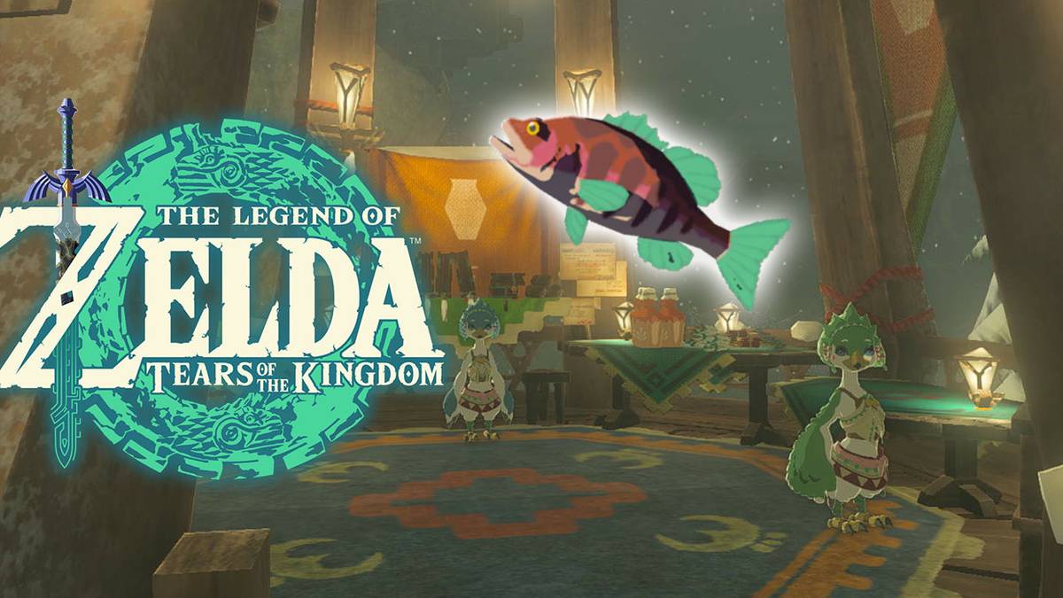A Staminoka Bass in Zelda: Tears of the Kingdom