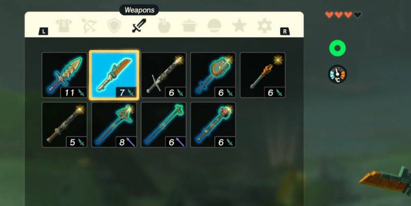 totk tears of the kingdom lightning weapons