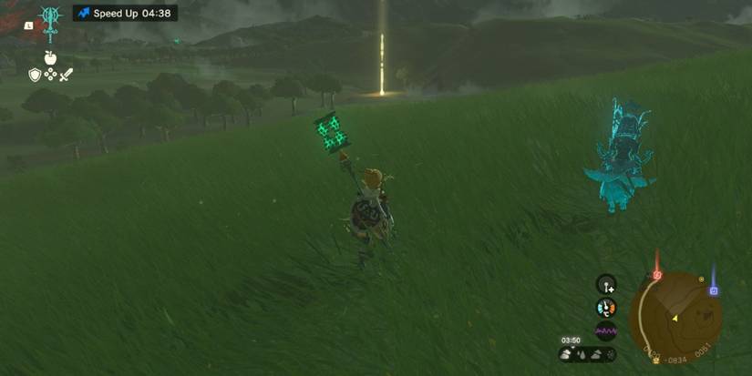 totk tears of the kingdom star fragment in distance