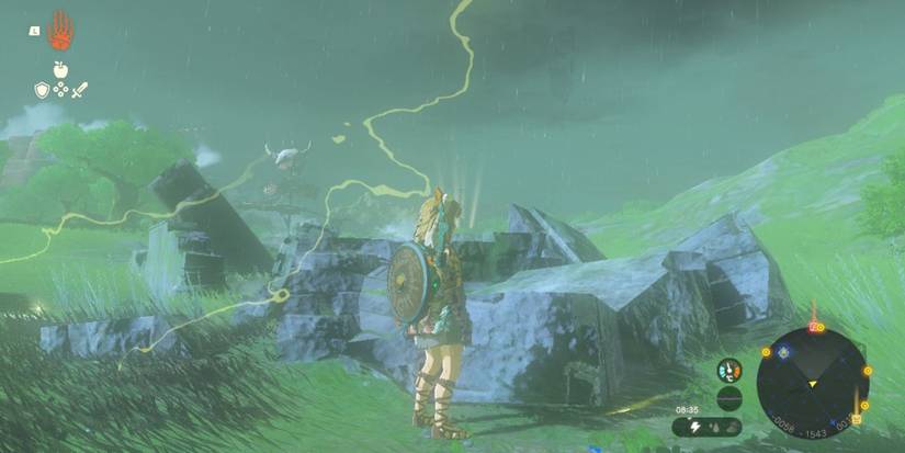 totk tears of the kingdom zelda lightning game