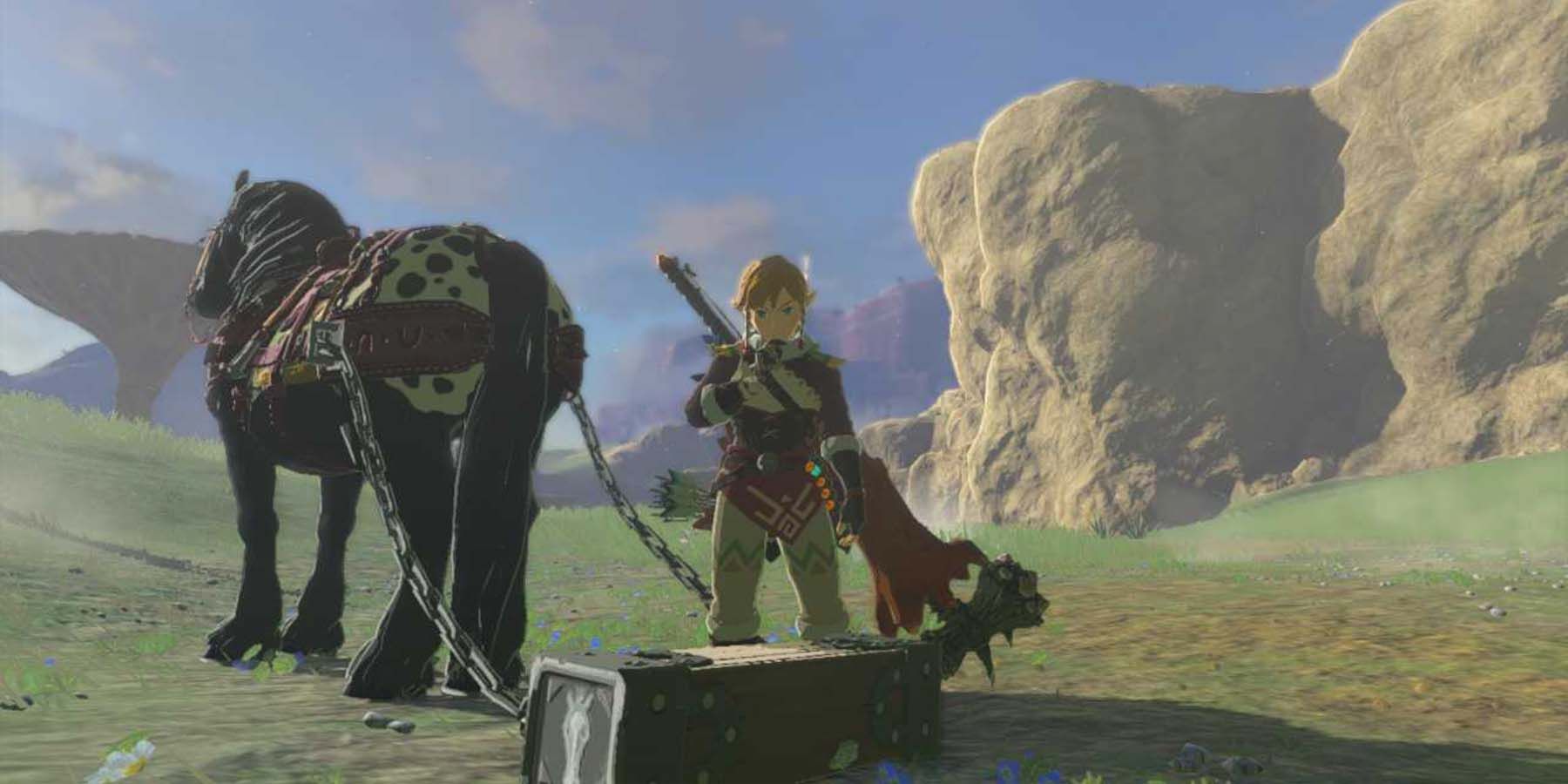 The Legend of Zelda Tears of the Kingdom How To Put A Towing Harness