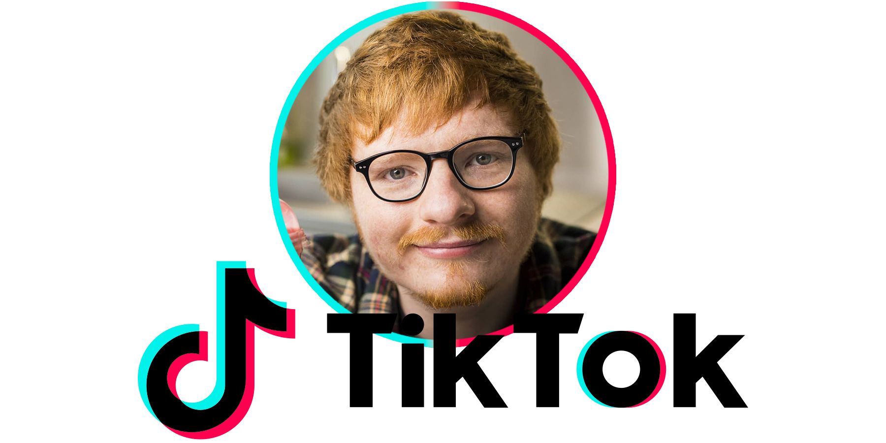 Ty Jones Ed Sheeran lookalike Tik Tok logo