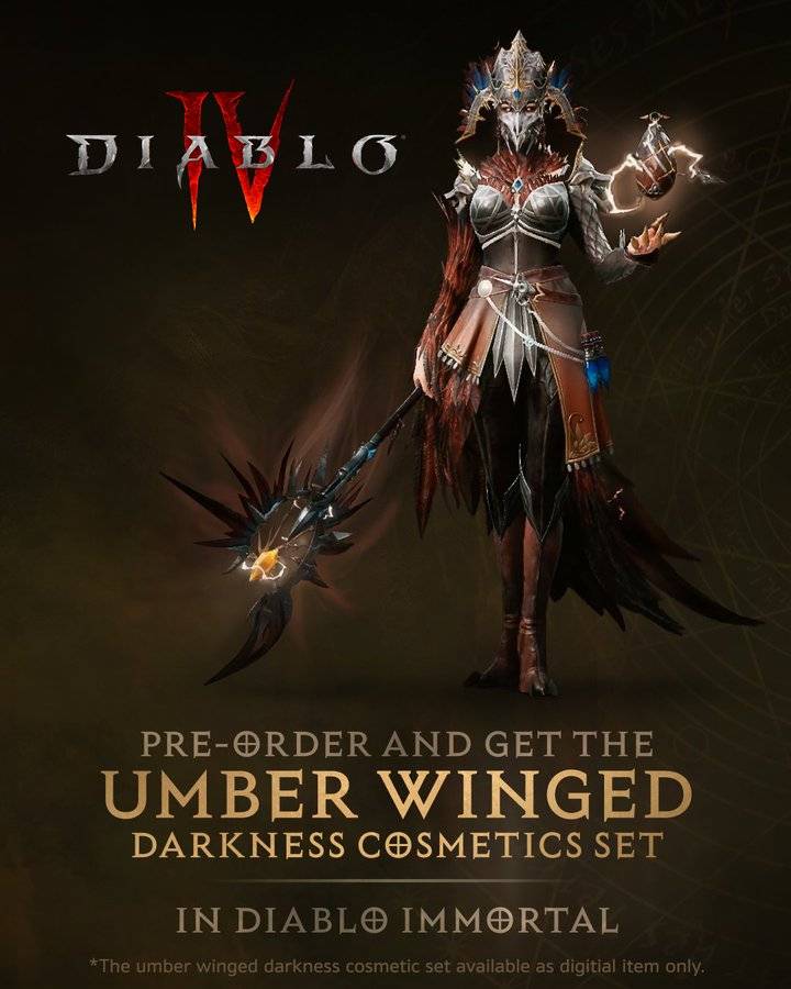 Umber Winged Darkness Cosmetics Set