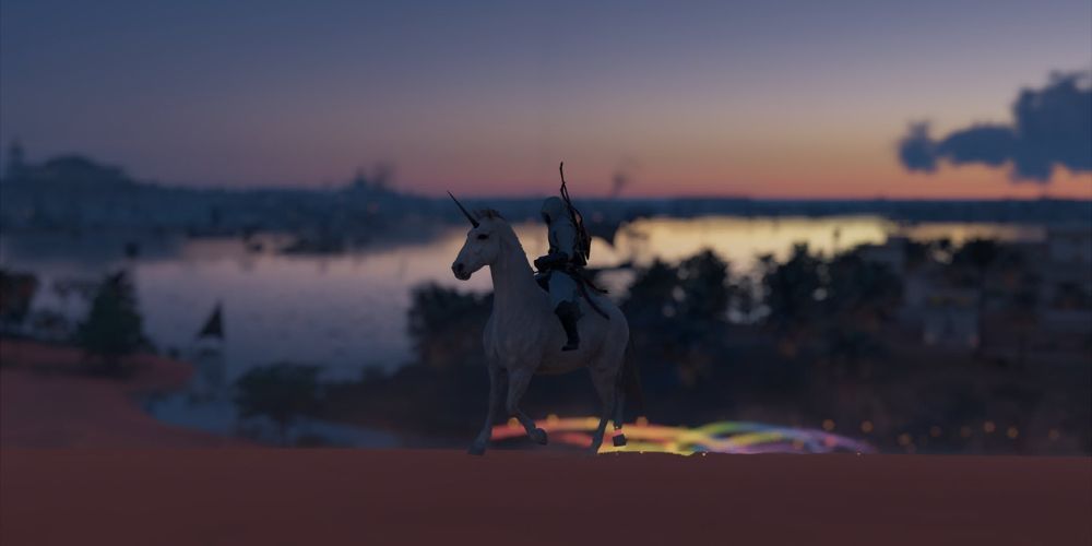 the unicorn mount from assassin's creed origins