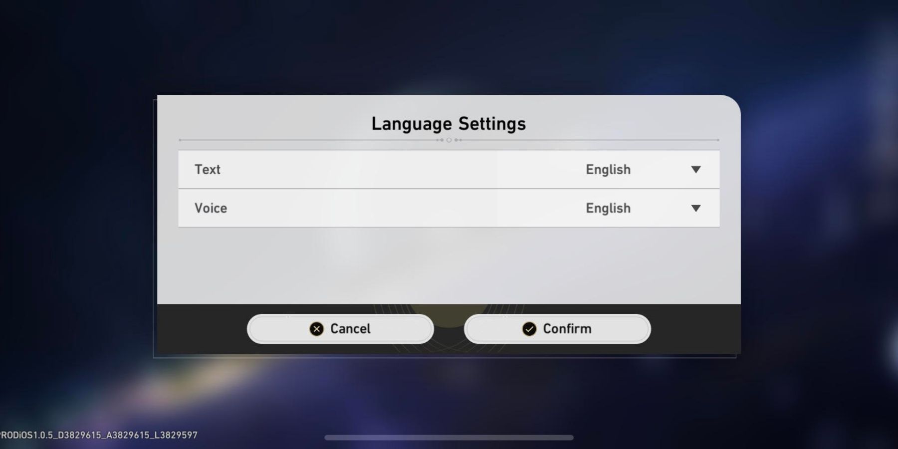 changing text and voice language in honkai star rail