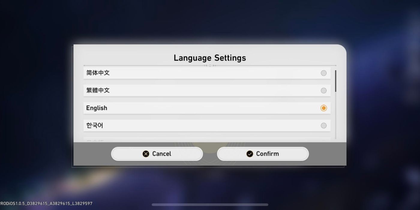 Change voice and text language in Honkai Star Rail