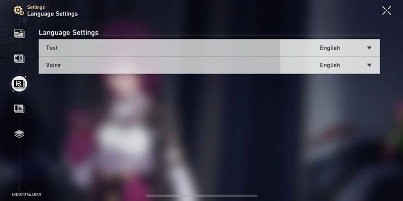 changing language honkai star rail during the game