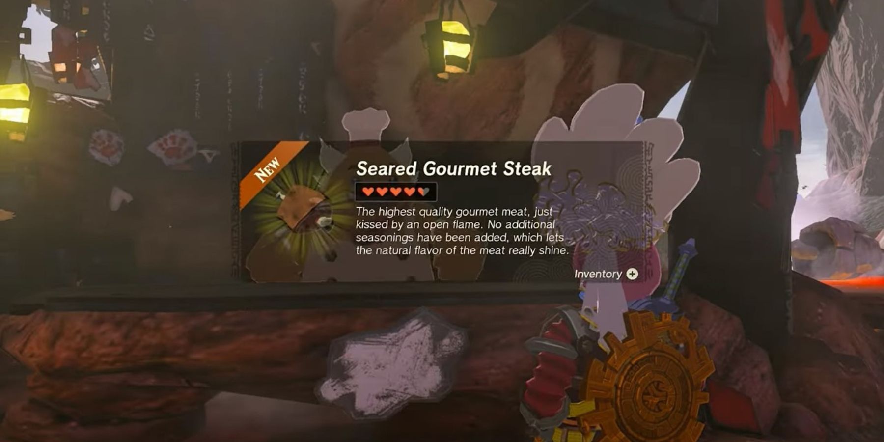 how to get seared gourmet steak tears of the kingdom