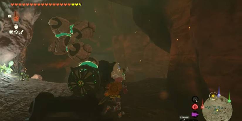 riding mine cart tears of the kingdom