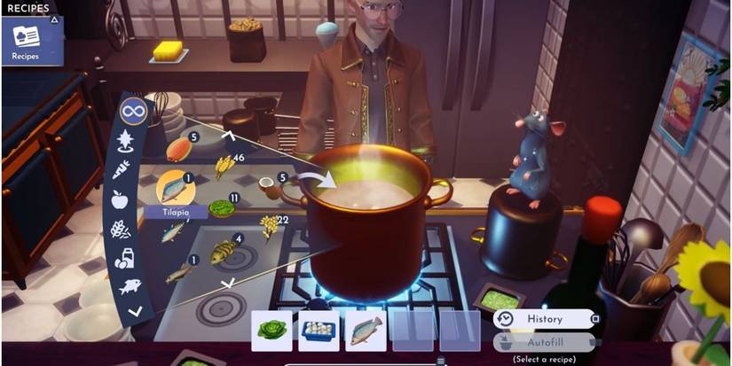 pan seared tilapia and vegetables dreamlight valley