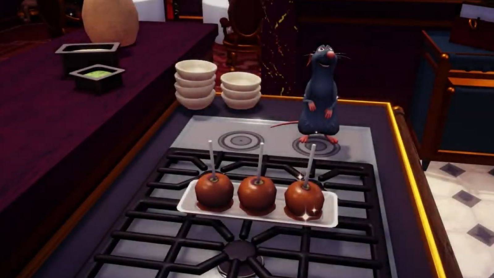 caramel apples in disney dreamlight valley