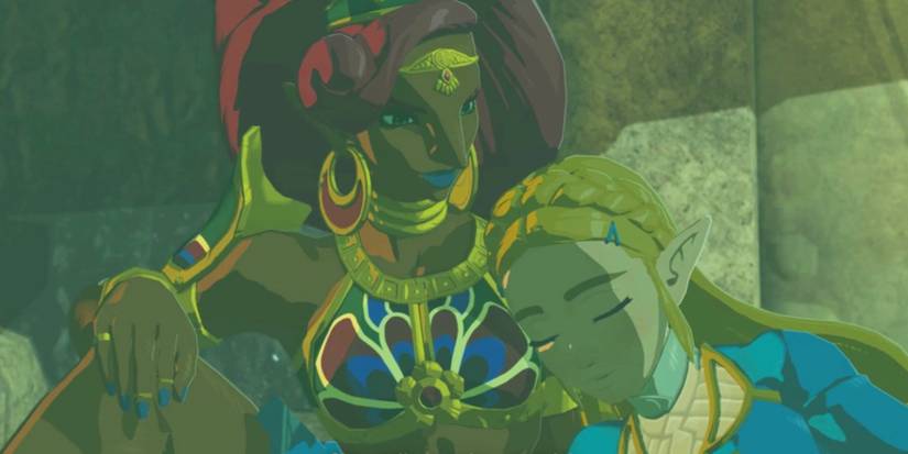 Zelda sleeping on Urbosa