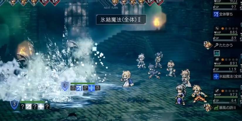 Using an elemental attack in Champions of the Continent