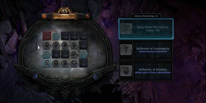 Using Special Reflections in the Mirrored Tablet