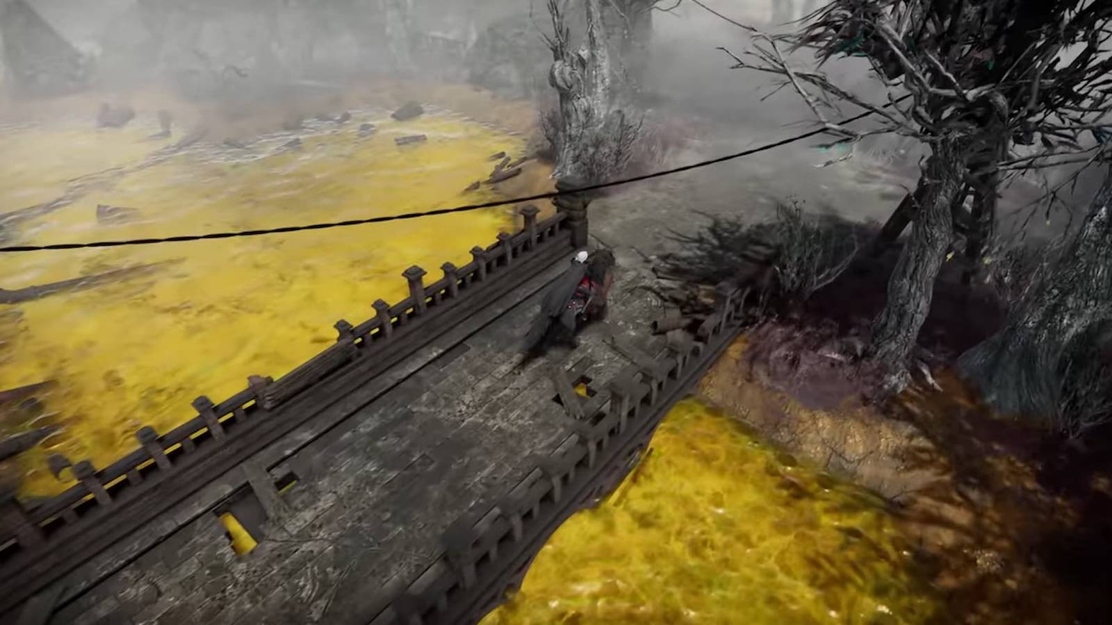 The toxic swamps of Gloomrot in V Rising