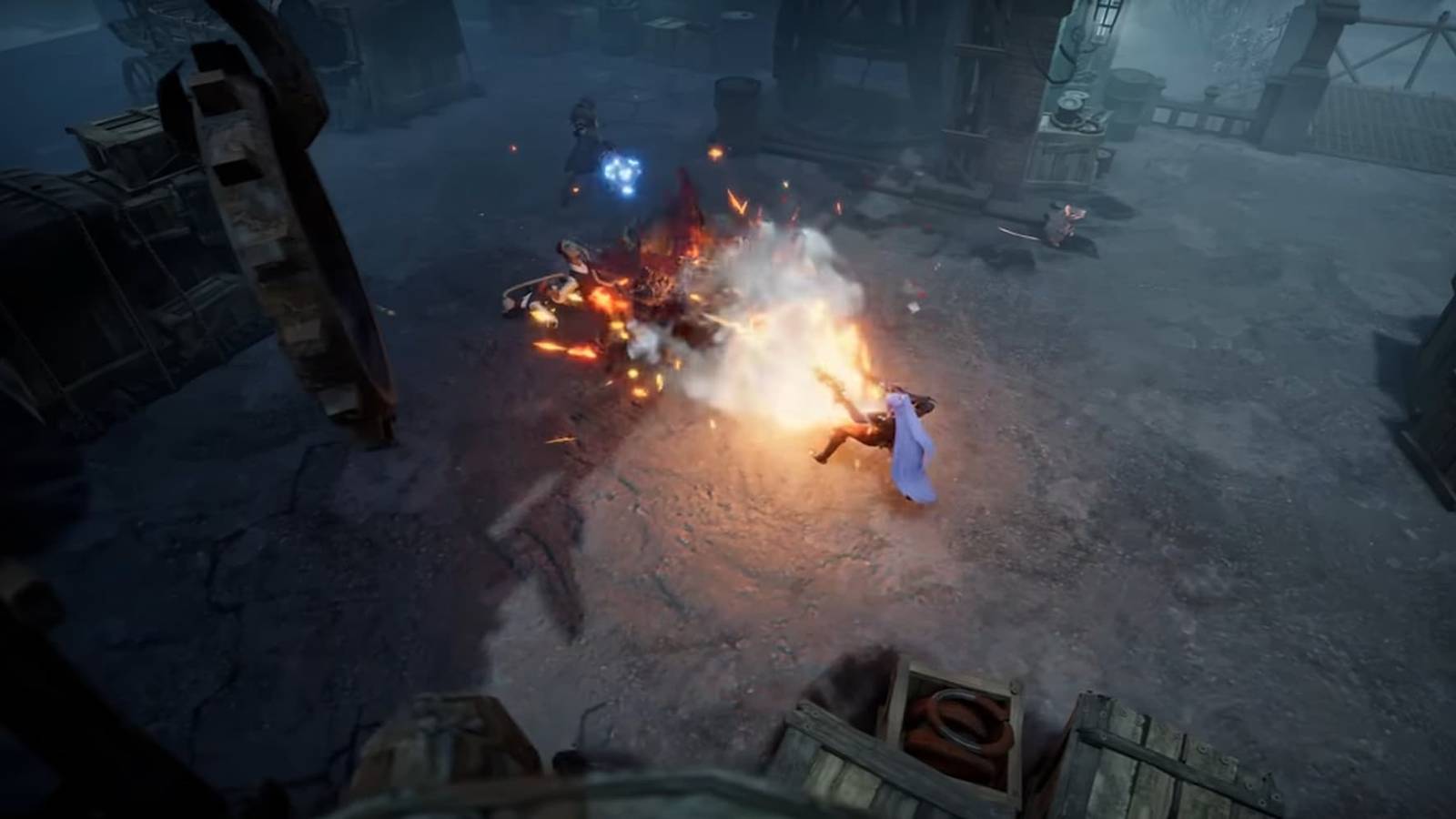 Dual Pistol barrage in V Rising Secrets of Gloomrot