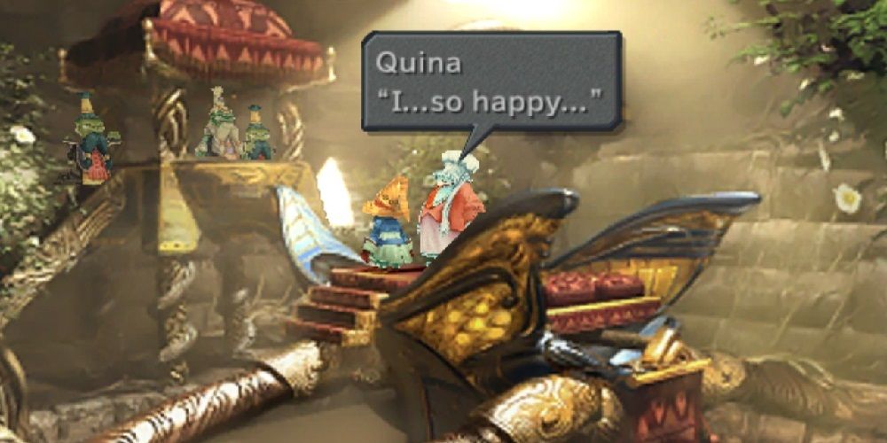 Vivi and Quina get married in Condo Petie in Final Fantasy 9