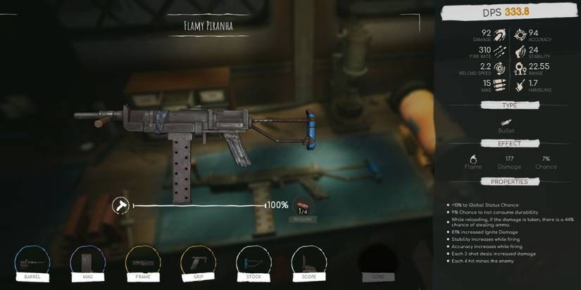 voidtrain bullet weapon type