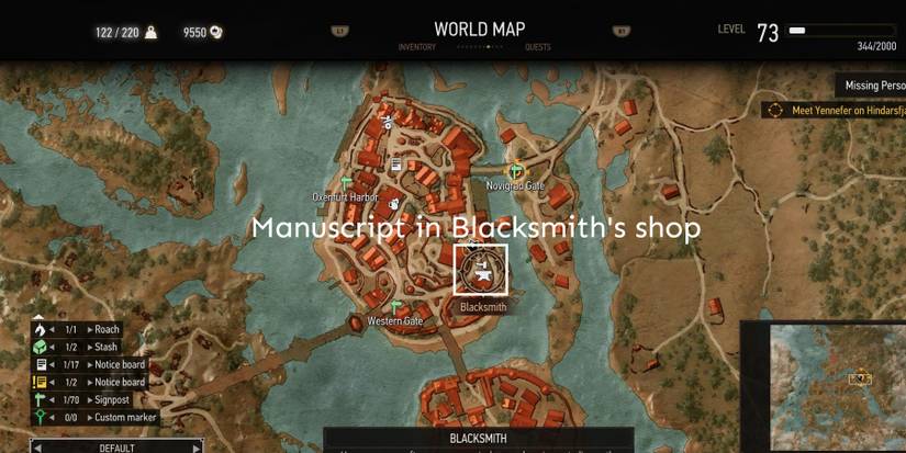 Waitcher-3-Oxenfurt-Blacksmith-Map